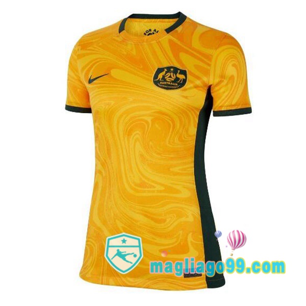 Magliago - Passione Maglie Thai Affidabili Basso Costo Online Shop | Nazionale Maglia Calcio Australia Donna Prima Arancione 2023/2024