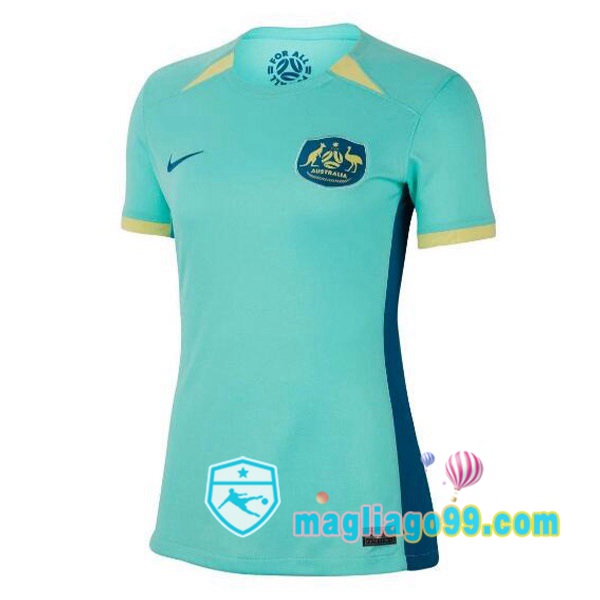 Magliago - Passione Maglie Thai Affidabili Basso Costo Online Shop | Nazionale Maglia Calcio Australia Donna Seconda Ciano 2023/2024