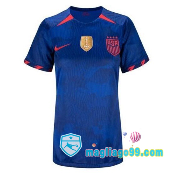 Magliago - Passione Maglie Thai Affidabili Basso Costo Online Shop | Nazionale Maglia Calcio Stati Uniti Donna Seconda Blu 2023/2024