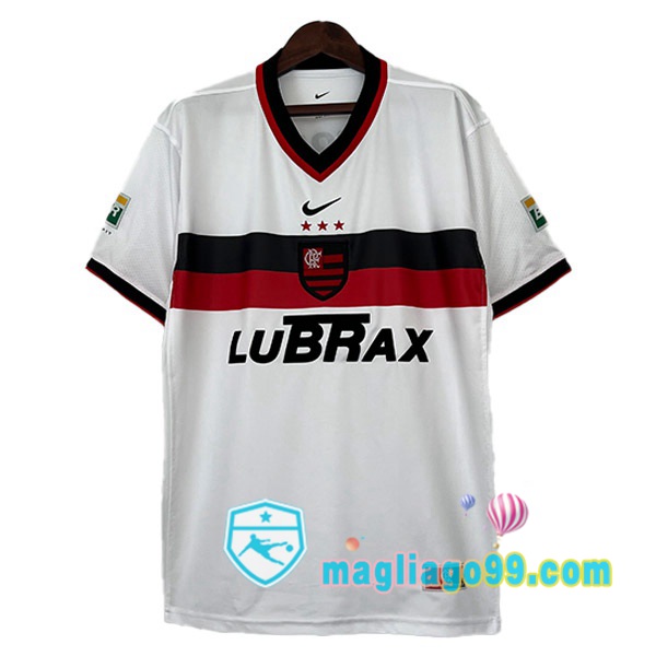 Magliago - Passione Maglie Thai Affidabili Basso Costo Online Shop | Maglia Storica Flamengo Retro Seconda Bianco 2001