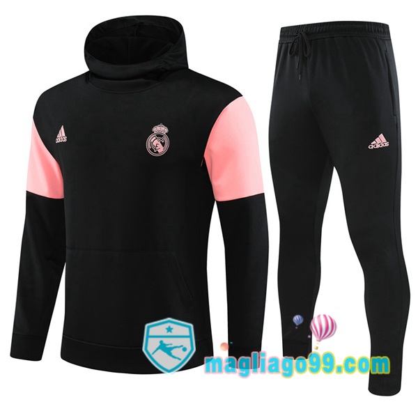 Magliago - Passione Maglie Thai Affidabili Basso Costo Online Shop | Giacca Con Cappuccio Real Madrid Nero 2023/2024
