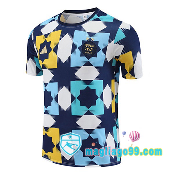 Magliago - Passione Maglie Thai Affidabili Basso Costo Online Shop | Tuta Maglie Allenamento Algerie Bianco Blu 2023/2024