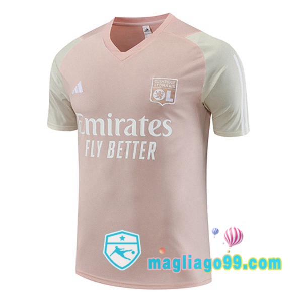 Magliago - Passione Maglie Thai Affidabili Basso Costo Online Shop | Tuta Maglie Allenamento Lyon OL Rosa 2023/2024