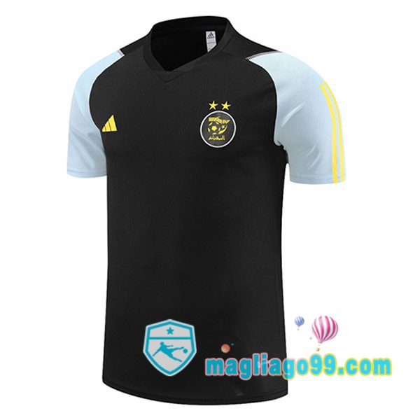 Magliago - Passione Maglie Thai Affidabili Basso Costo Online Shop | Tuta Maglie Allenamento Algerie Nero 2023/2024