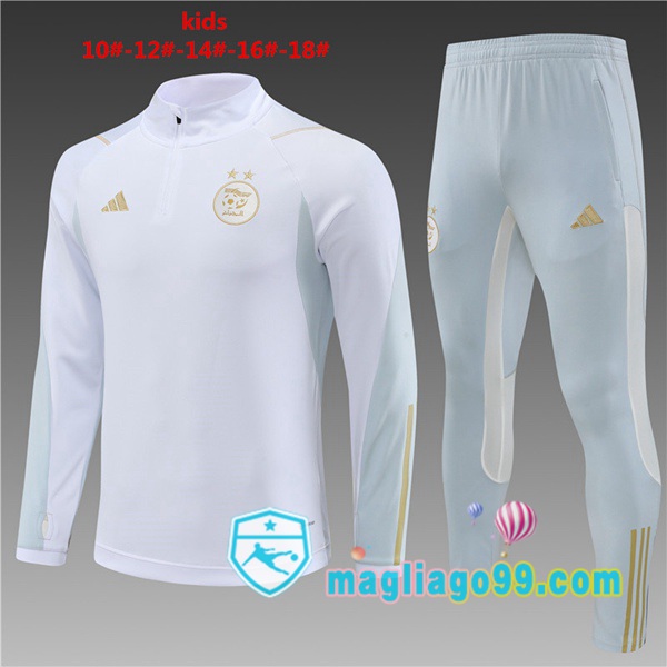 Magliago - Passione Maglie Thai Affidabili Basso Costo Online Shop | Tuta da Allenamento Algeria Bambino Bianco 2023/2024