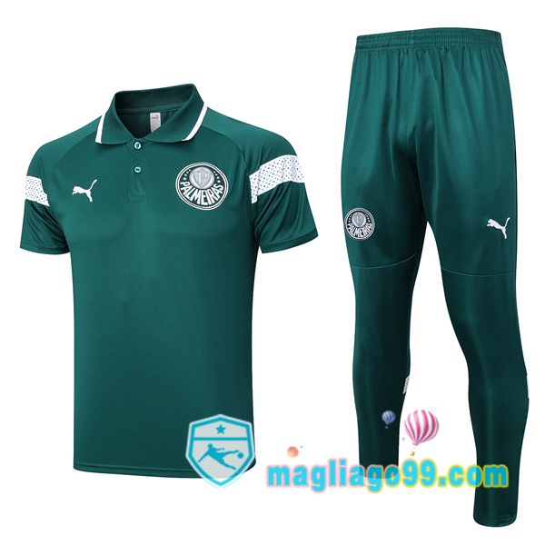Magliago - Passione Maglie Thai Affidabili Basso Costo Online Shop | Palmeiras Polo Maglia Uomo + Pantaloni Verde 2023/2024