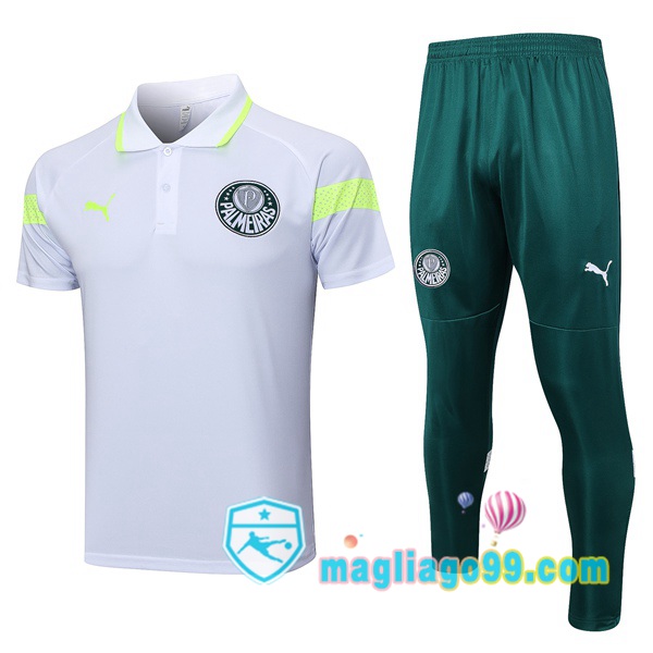Magliago - Passione Maglie Thai Affidabili Basso Costo Online Shop | Palmeiras Polo Maglia Uomo + Pantaloni Grigio 2023/2024