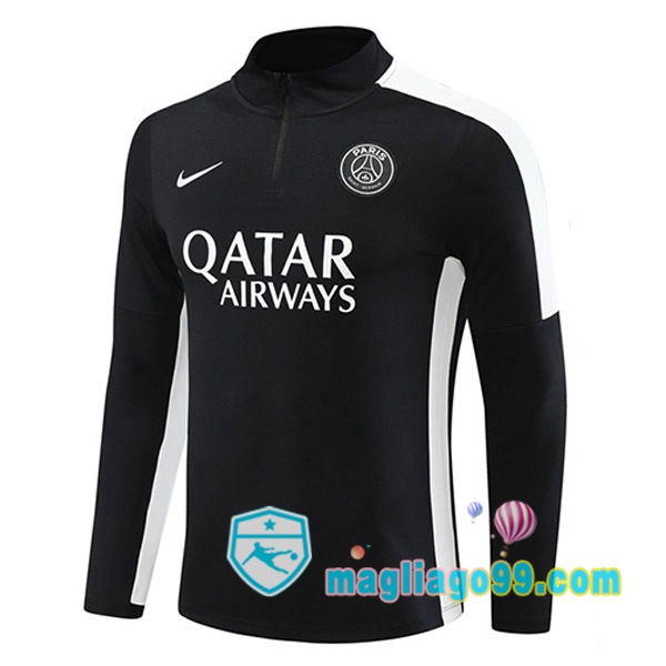 Magliago - Passione Maglie Thai Affidabili Basso Costo Online Shop | Felpe Allenamento Paris PSG Nero 2023/2024