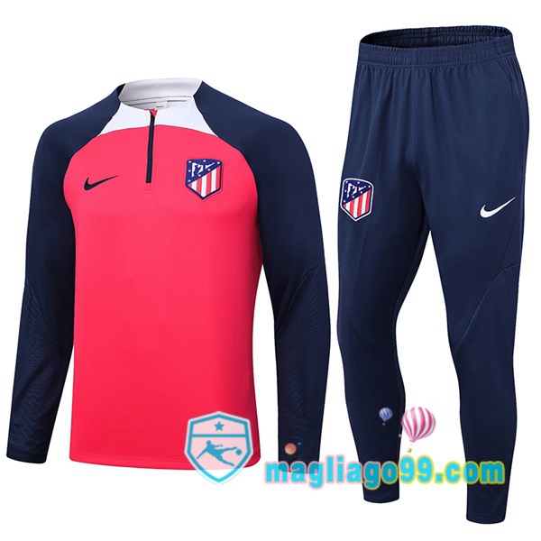 Magliago - Passione Maglie Thai Affidabili Basso Costo Online Shop | Tuta da Allenamento Atletico Madrid Rosso 2023/2024