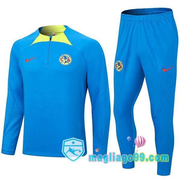 Magliago - Passione Maglie Thai Affidabili Basso Costo Online Shop | Tuta da Allenamento Club America Blu 2023/2024