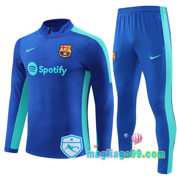 Magliago - Passione Maglie Thai Affidabili Basso Costo Online Shop | Tuta da Allenamento FC Barcellona Blu 2023/2024