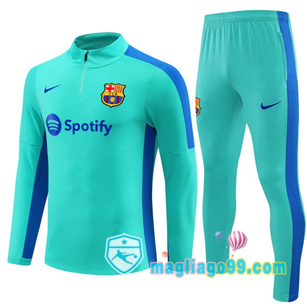 Magliago - Passione Maglie Thai Affidabili Basso Costo Online Shop | Tuta da Allenamento FC Barcellona Ciano 2023/2024