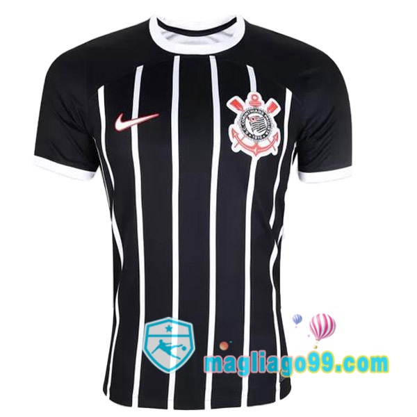 Magliago - Passione Maglie Thai Affidabili Basso Costo Online Shop | Maglia Corinthians Seconda Nero 2023/2024