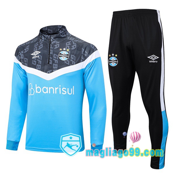 Magliago - Passione Maglie Thai Affidabili Basso Costo Online Shop | Tuta da Allenamento Gremio Blu Nero 2023/2024