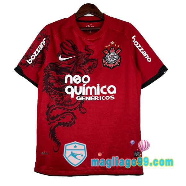 Magliago - Passione Maglie Thai Affidabili Basso Costo Online Shop | Maglia Storica Corinthians Retro Terza Rosso 2011-2012