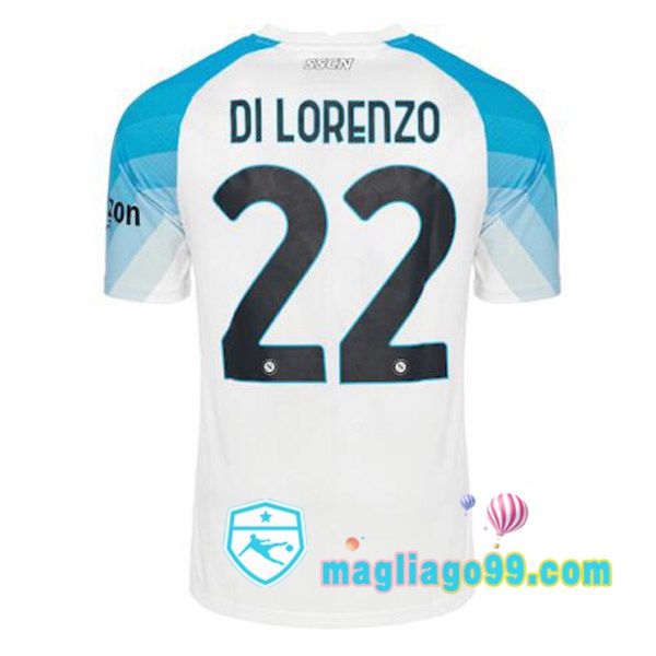 Magliago - Passione Maglie Thai Affidabili Basso Costo Online Shop | Maglia SSC Napoli (Di Lorenzo 22) Face Game Blu Bianco 2022/2023