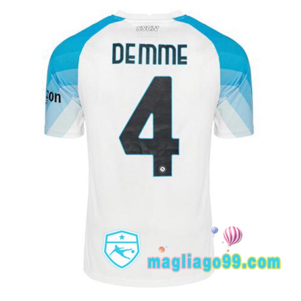 Magliago - Passione Maglie Thai Affidabili Basso Costo Online Shop | Maglia SSC Napoli (Demme 4) Face Game Blu Bianco 2022/2023