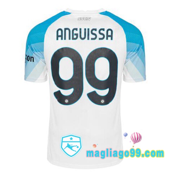 Magliago - Passione Maglie Thai Affidabili Basso Costo Online Shop | Maglia SSC Napoli (Anguissa 99) Face Game Blu Bianco 2022/2023