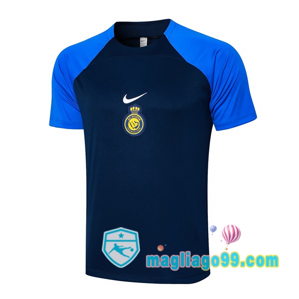 Magliago - Passione Maglie Thai Affidabili Basso Costo Online Shop | Maglie Allenamento Al-Nassr FC Blu Royal 2024/2025
