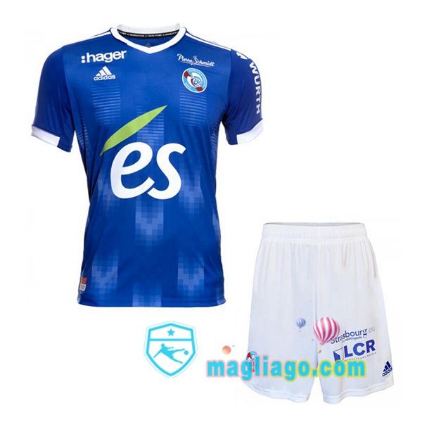 Magliago - Passione Maglie Thai Affidabili Basso Costo Online Shop | Maglia RC Strasbourg Alsace Bambino Prima 2021/2022