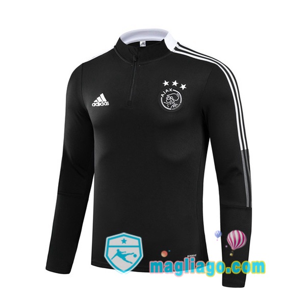 Magliago - Passione Maglie Thai Affidabili Basso Costo Online Shop | Felpe Allenamento AFC Ajax Nero 2021/2022