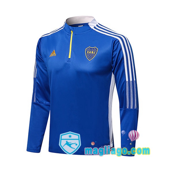 Magliago - Passione Maglie Thai Affidabili Basso Costo Online Shop | Felpe Allenamento Boca Juniors Blu 2021/2022