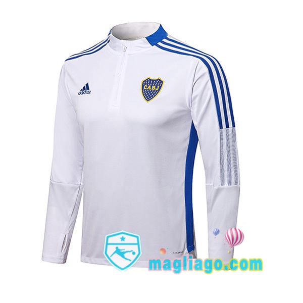 Magliago - Passione Maglie Thai Affidabili Basso Costo Online Shop | Felpe Allenamento Boca Juniors Bianco 2021/2022