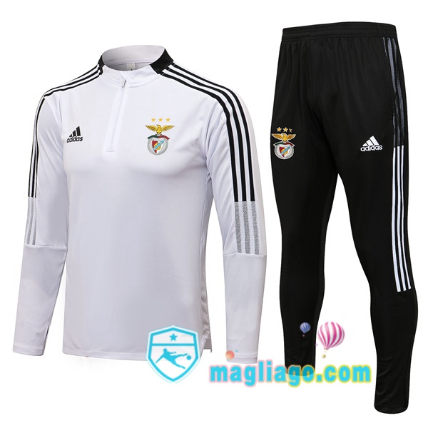 Magliago - Passione Maglie Thai Affidabili Basso Costo Online Shop | Tuta da Allenamento S.L Benfica Bianco 2021/2022