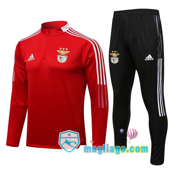 Magliago - Passione Maglie Thai Affidabili Basso Costo Online Shop | Tuta da Allenamento S.L Benfica Rosso 2021/2022
