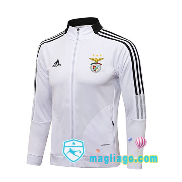 Magliago - Passione Maglie Thai Affidabili Basso Costo Online Shop | Giacca Calcio S.L Benfica Bianco 2021/2022