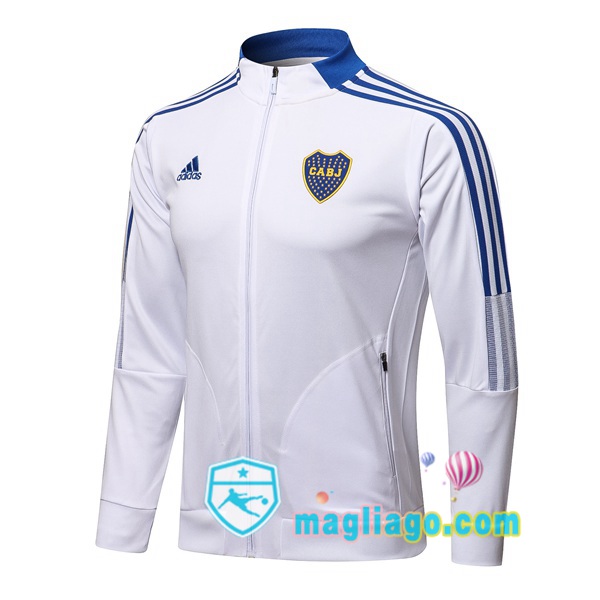 Magliago - Passione Maglie Thai Affidabili Basso Costo Online Shop | Giacca Calcio Boca Juniors Bianco 2021/2022