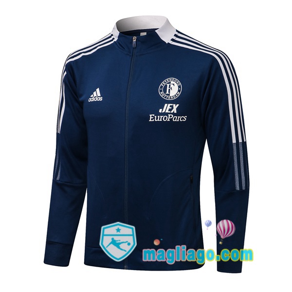 Giacca Calcio Feyenoord Blu Royal 2021/2022