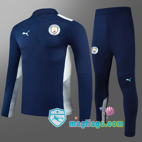 Magliago - Passione Maglie Thai Affidabili Basso Costo Online Shop | Tuta da Allenamento Manchester City Bambino Blu 2021/2022