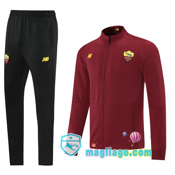 Magliago - Passione Maglie Thai Affidabili Basso Costo Online Shop | Giacca Da Allenamento AS Roma Rosso 2021/2022