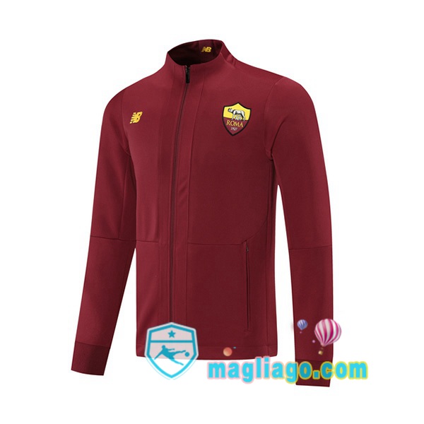 Magliago - Passione Maglie Thai Affidabili Basso Costo Online Shop | Giacca Calcio AS Roma Rosso 2021/2022