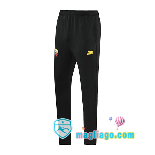 Magliago - Passione Maglie Thai Affidabili Basso Costo Online Shop | Pantaloni Da Allenamento AS Roma Nero 2021/2022