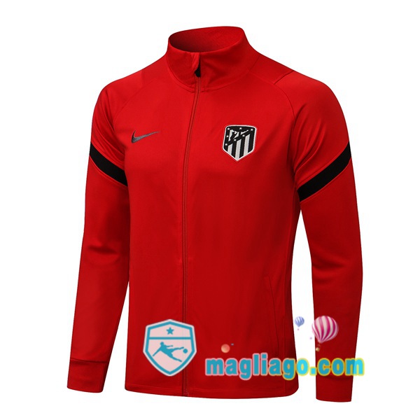 Magliago - Passione Maglie Thai Affidabili Basso Costo Online Shop | Giacca Calcio Atletico Madrid Rosso 2021/2022