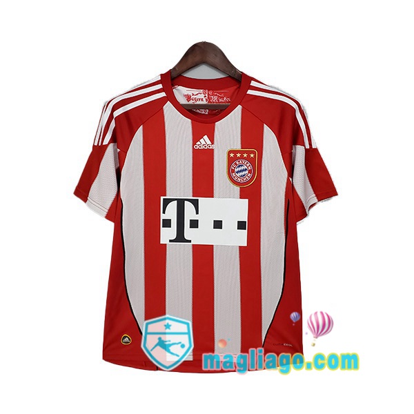 Magliago - Passione Maglie Thai Affidabili Basso Costo Online Shop | 2010-2011 Bayern Monaco Retro Prima Maglia Storica Rosso