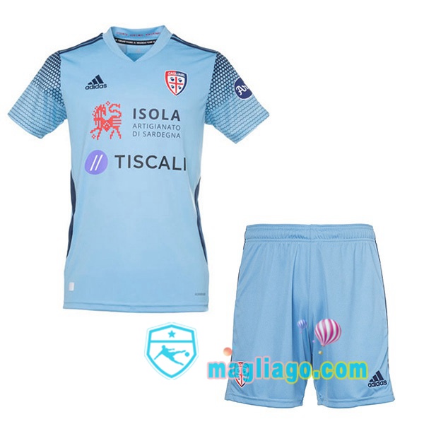 Magliago - Passione Maglie Thai Affidabili Basso Costo Online Shop | Maglia Cagliari Calcio Bambino Uomo Terza Blu 2021/2022