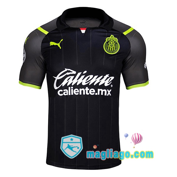 Magliago - Passione Maglie Thai Affidabili Basso Costo Online Shop | Maglia CD Guadalajara Uomo Seconda Nero 2021/2022