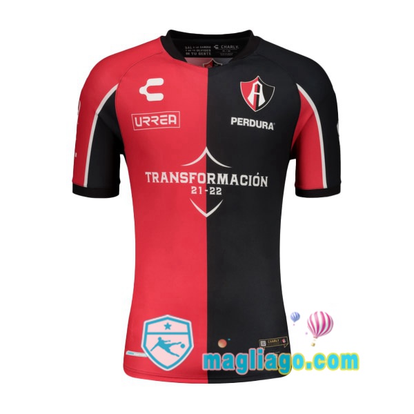 Magliago - Passione Maglie Thai Affidabili Basso Costo Online Shop | Maglia Atlas FC Uomo Prima Rosso Nero 2021/2022