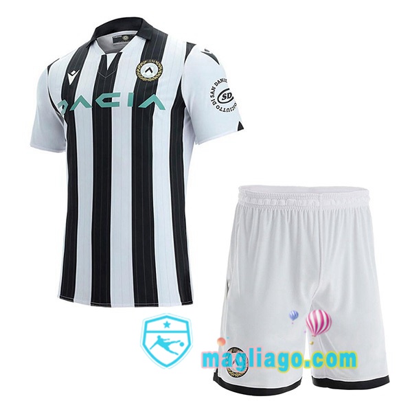 Magliago - Passione Maglie Thai Affidabili Basso Costo Online Shop | Maglia Udinese Calcio Bambino Uomo Prima Nero Bianco 2021/2022