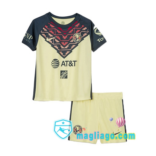Magliago - Passione Maglie Thai Affidabili Basso Costo Online Shop | Maglia Club America Bambino Uomo Prima Giallo 2021/2022
