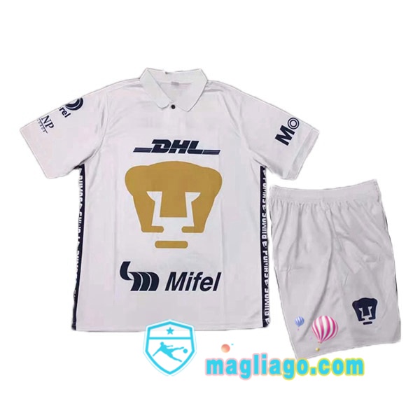 Magliago - Passione Maglie Thai Affidabili Basso Costo Online Shop | Maglia Pumas UNAM Bambino Uomo Prima Bianco 2021/2022