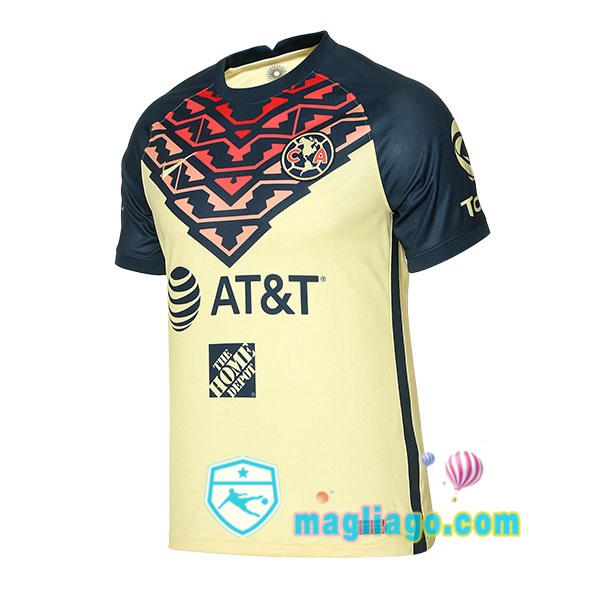 Magliago - Passione Maglie Thai Affidabili Basso Costo Online Shop | Maglia Club America Uomo Prima Giallo 2021/2022