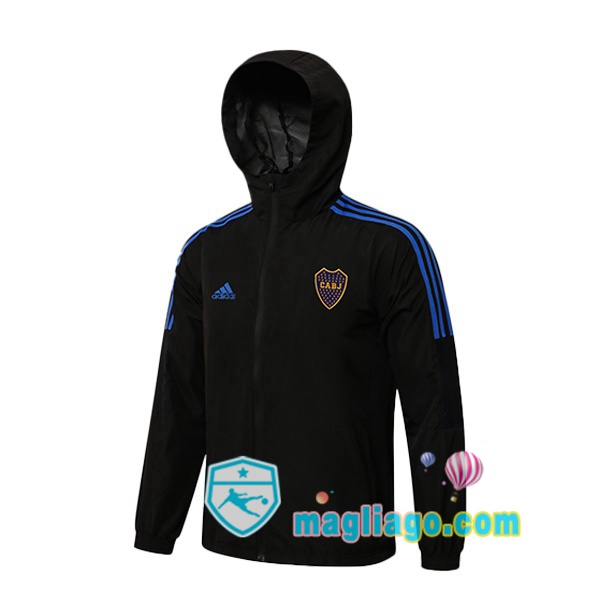 Magliago - Passione Maglie Thai Affidabili Basso Costo Online Shop | Giacca Con Cappuccio Boca Juniors Nero 2021/2022
