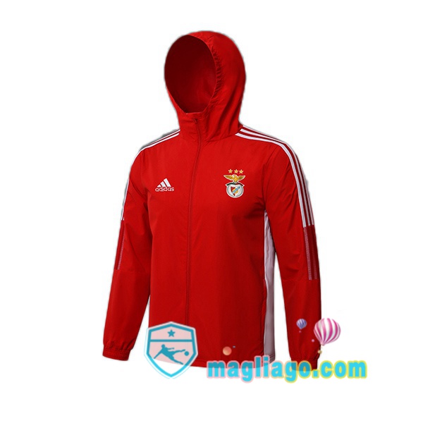 Magliago - Passione Maglie Thai Affidabili Basso Costo Online Shop | Giacca Con Cappuccio S.L Benfica Rosso 2021/2022