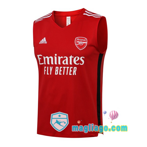 Magliago - Passione Maglie Thai Affidabili Basso Costo Online Shop | Gilet da Calcio Arsenal Rosso 2021/2022