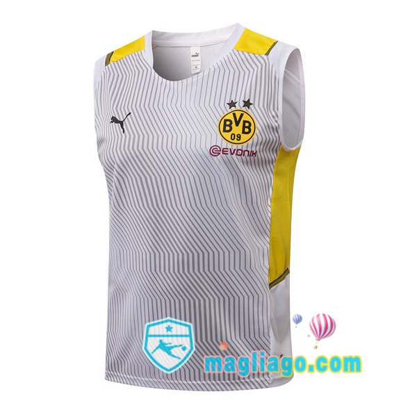 Magliago - Passione Maglie Thai Affidabili Basso Costo Online Shop | Gilet da Calcio Dortmund BVB Bianco 2021/2022