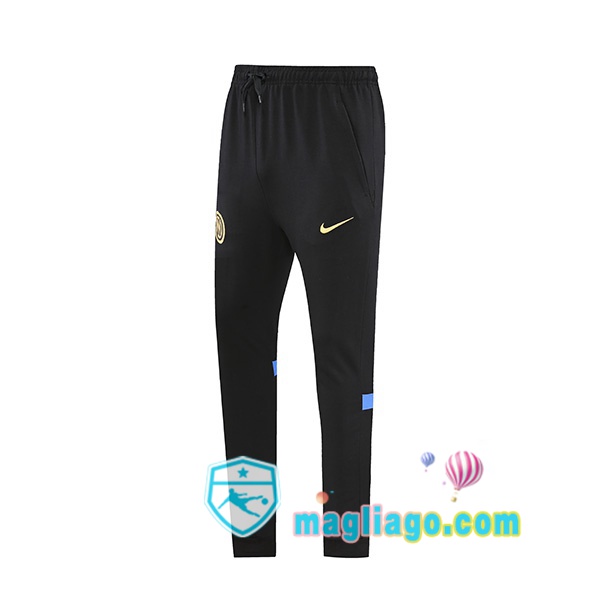 Magliago - Passione Maglie Thai Affidabili Basso Costo Online Shop | Pantaloni Da Allenamento Inter Milan Nero 2021/2022